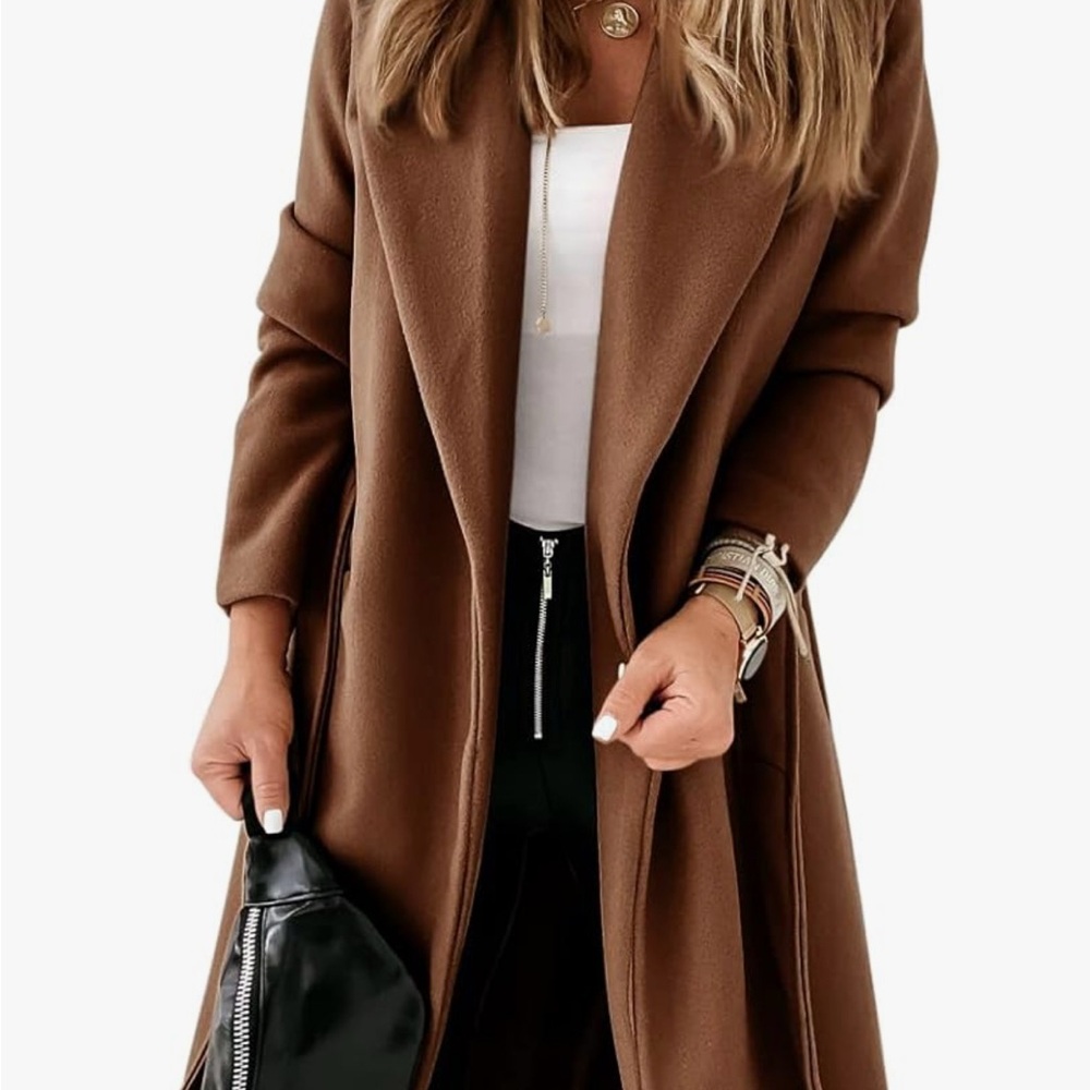 Elegant Brown Women's Coat